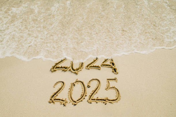 istock New Year 2025 on the beach 2166992536