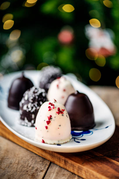 istock Traditional Danish dessert, chocolate flodeboller. 2166997507
