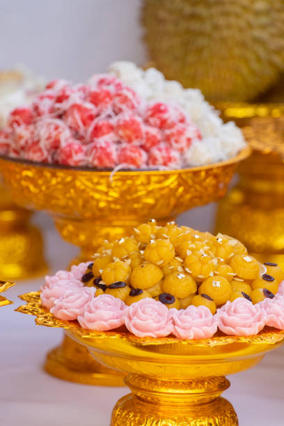 istock Thai desserts with egg yolks yellow color 2166998069