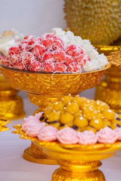 istock Thai desserts with egg yolks yellow color 2166998078