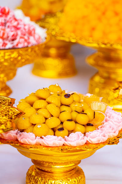 istock Thai desserts with egg yolks yellow color 2166998114