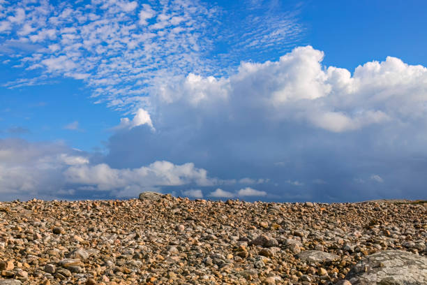 Amazing rock landscape at Näsbokrok Sweden. Näsbokrok is located in the west coast in Gothenburg archipelago. The nature and landscapes of Näsbokrok is unique with a special light and a wide range of different nature types.