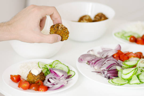 istock Eating healthy falafel at home 2167022465