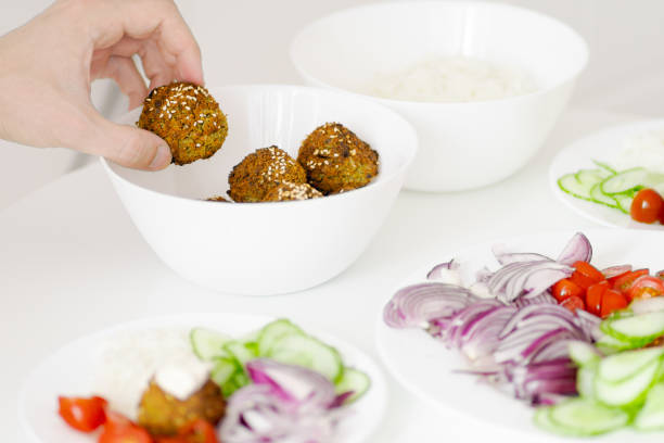 istock Eating healthy falafel at home 2167022488