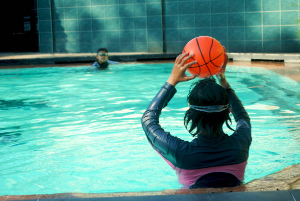 Fun at the pool.