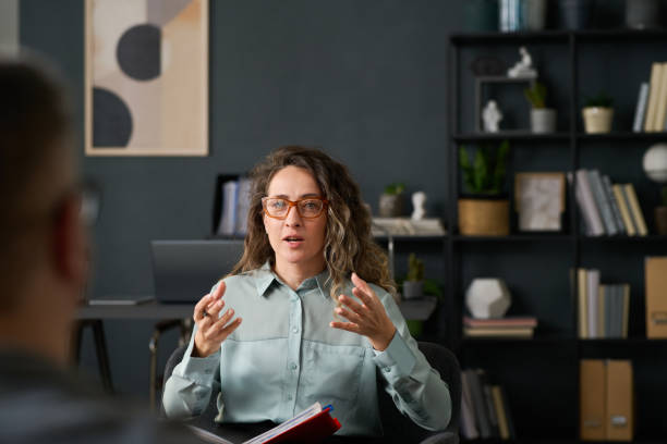 istock Discussing Ideas With Creative Female Professional 2167024519