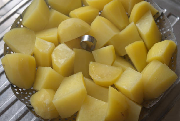 istock steamed potato wedges 2167025312