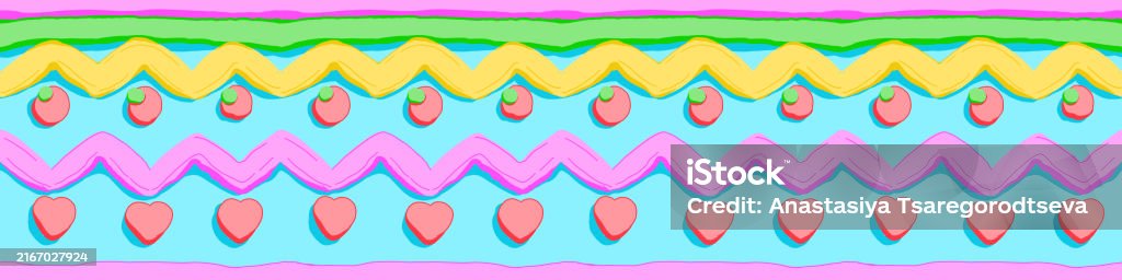 Colorful Children Patterns Colorful Childrens Pattern Stock Illustration - Download Image Now ...