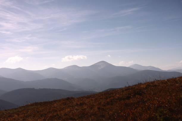 A beautiful picture of mountain range. nature background