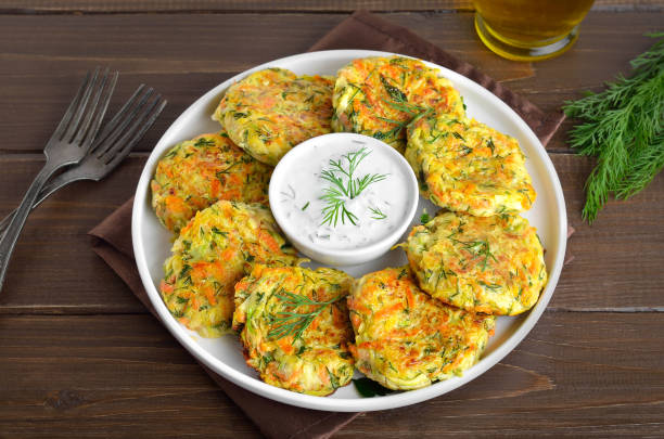 istock Vegetable zucchini fritters pancakes 2167031038