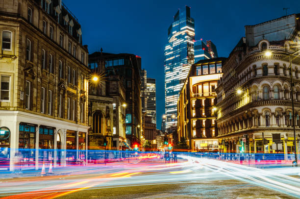 istock Busy London night traffic 2167036686