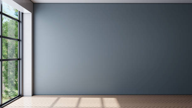 istock Large luxury modern bright interiors Living room mockup illustration 3D rendering image 2167041693