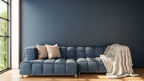 istock Large luxury modern bright interiors Living room mockup illustration 3D rendering image 2167041718