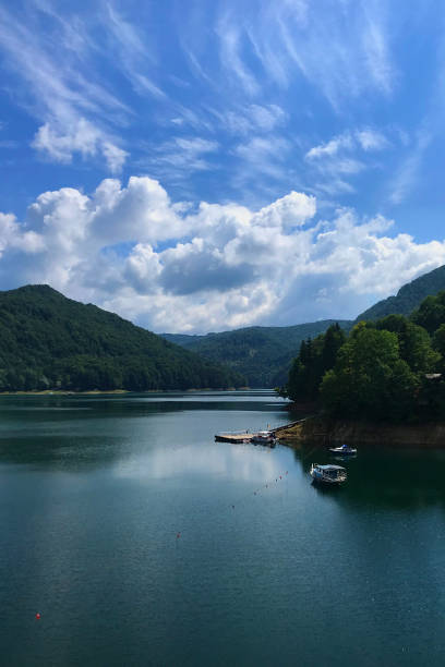 istock Summer mountain lake. Transfagarasan in Romania. 2167042209