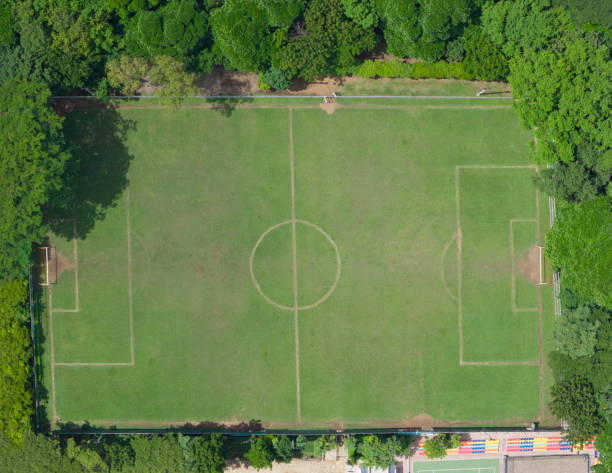 istock Green football field 2167042552