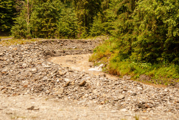 istock Waterfall after rain in the mountains 2167044584