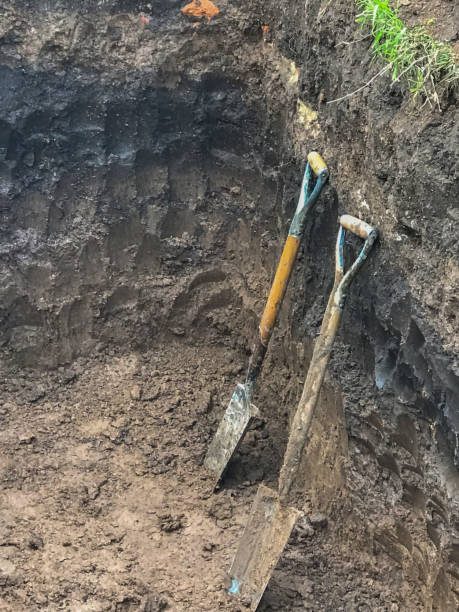 istock shovel in digging a well 2167045912