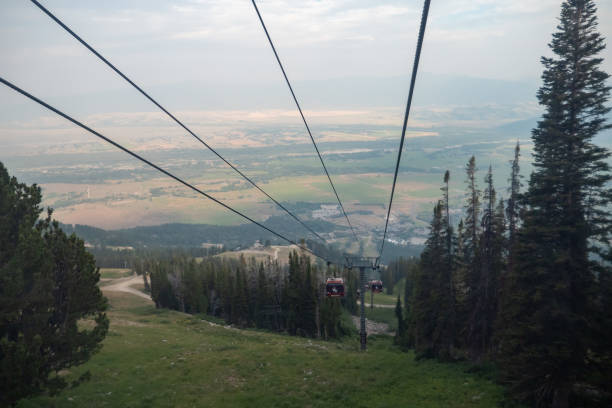 istock Going Up a Ski Lift in Jackson Hole 2167047720