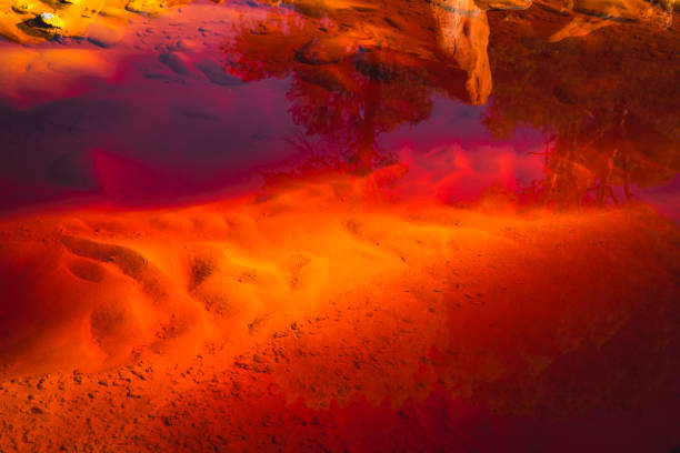 colors and textures of rioTinto mining