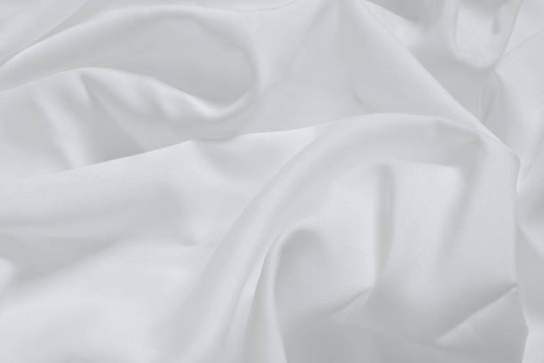 istock White smooth ripple linen fabric on detail texture background 2167049453