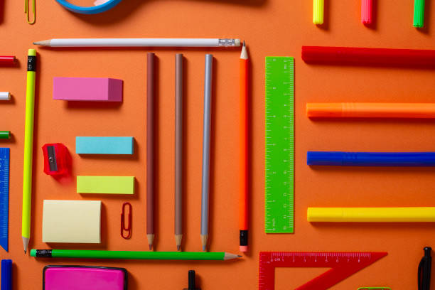 istock School Supplies Background. 2167051957