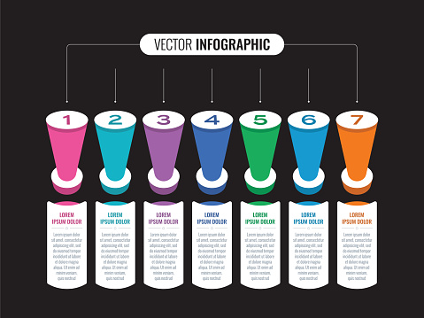 Roller Examples Columns Perspective Columns Infographic Template Seven Step Rollers Information ...