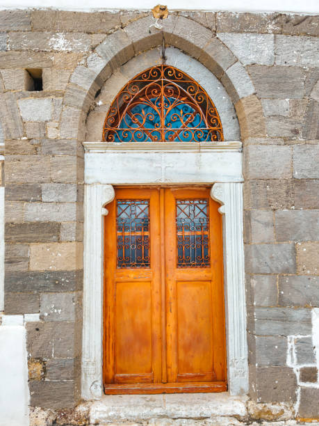 istock Church door in Milos, Greece 2167054947