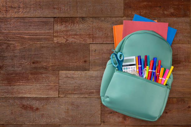 istock Back to School Backpack with Supplies on a Wood Background 2167066862