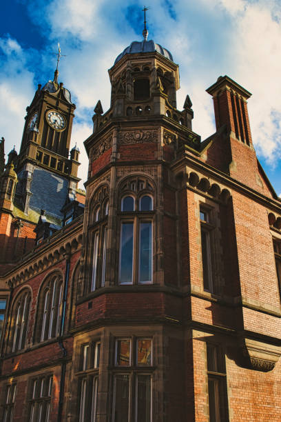 istock Victorian architecture with a clock tower under a blue sky, showcasing intricate brickwork, historical design, and a sense of timeless elegance in York, North Yorkshire, England. 2167067073