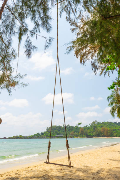 istock Seesaw on the beach 2167067179