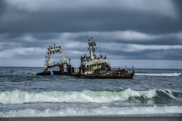The Skeleton Coast National Park in Namibia, Africa.