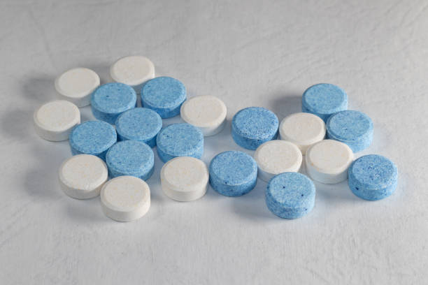 istock Colorful pills on white background 2167075603