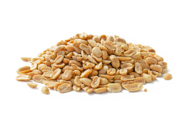 istock peanut butter, raw, food white background 2167080370