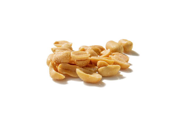 istock peanut butter, raw, food white background 2167080377