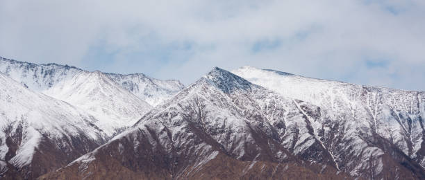 istock Snow mountain scenery next to Dachaidan Town, Qinghai, China 2167086152