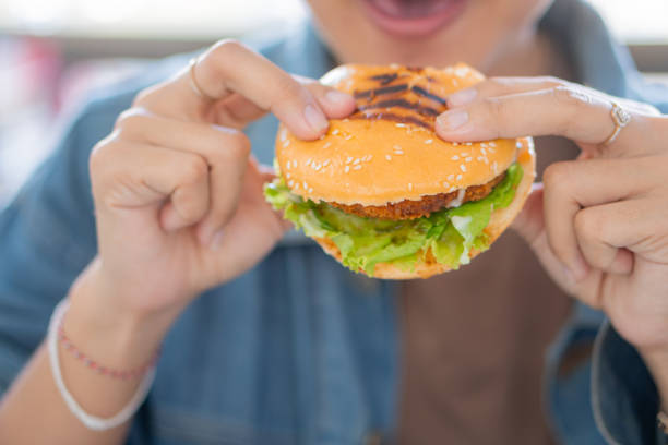 istock Crispy Chicken Burger with Lettuce and Mayonnaise 2167086837