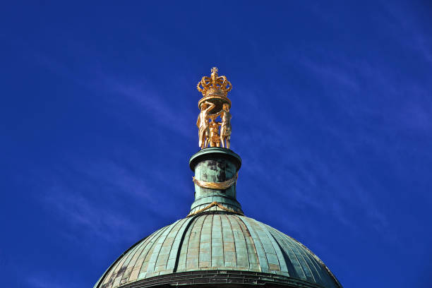 Potsdam, Germany - 15 Sep 2015: Vintage Potsdam palace, Berlin, Germany