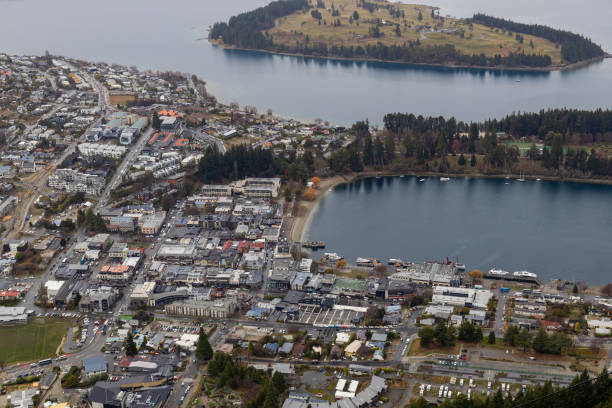 istock Queenstown aerial 2167096558