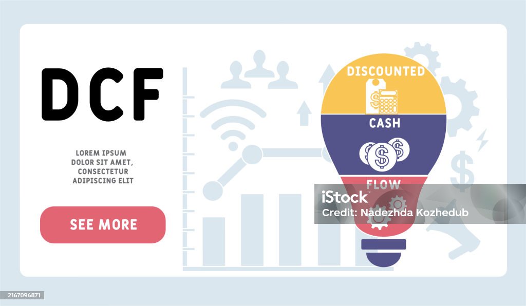 Dcf Image Dcf Discounted Cash Flow Acronym Stock Illustration - Download Image ...