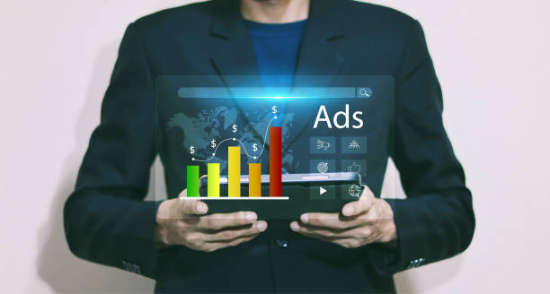 Online marketing and website advertising concept.