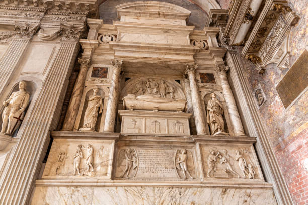 istock Stone sarcophagus in Basilica dei Santi Giovanni e Paolo 2167102760