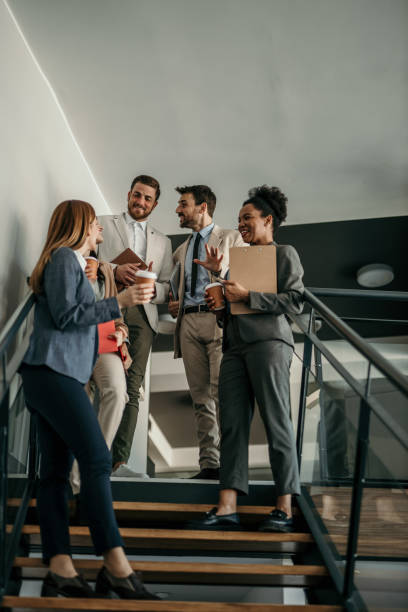 istock Business team walking through the office 2167109438