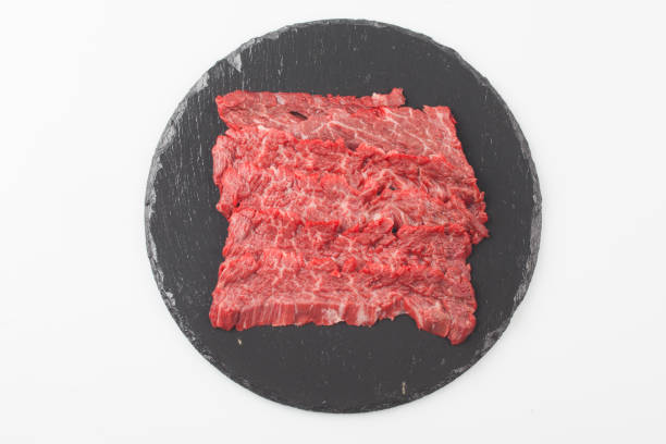 istock Beef is beef from cows, meat with a soft texture and marbling. 2167110353