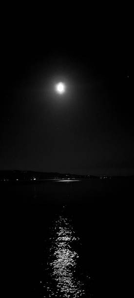 istock Reflection of the moon in Ajaccio (Corsica) 2167112689