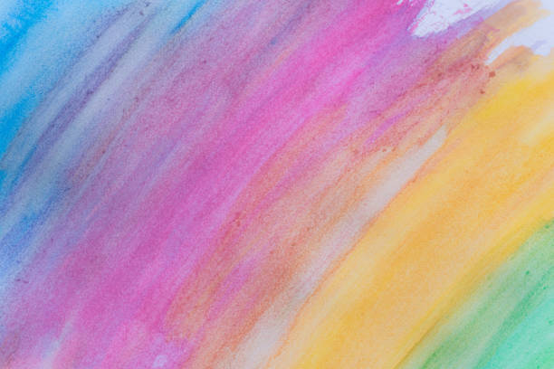 istock Watercolor paint colorful background 2167113133