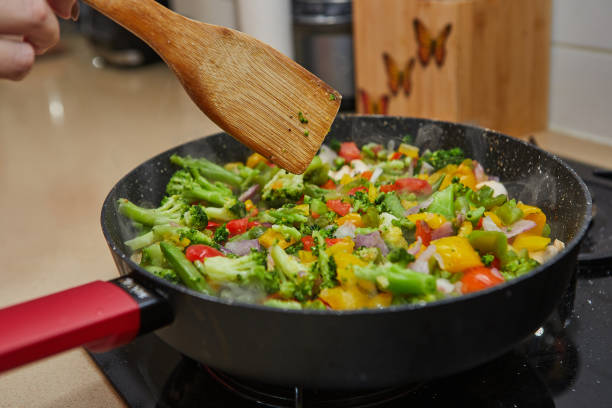 istock Stir Fry Vegetables Cooking on Stove 2167117946