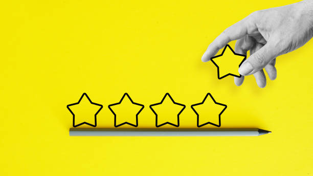 istock Online reputation management ORM as Customer Experience Concept and Rating for a satisfaction survey 2167125332