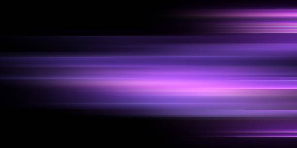 istock Speed rays, velocity light neon flow, zoom in motion effect, purple glow speed lines, colorful light trails, stripes. Abstract background 2167127087