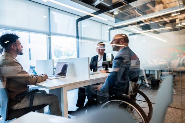 istock Coworkers talking during a meeting at office 2167140569
