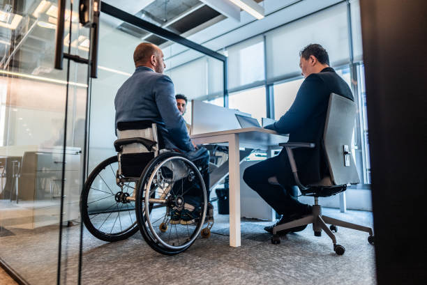 istock Coworkers talking during a meet at office 2167140615